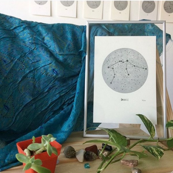 Producto - Lámina Constelación Acuario