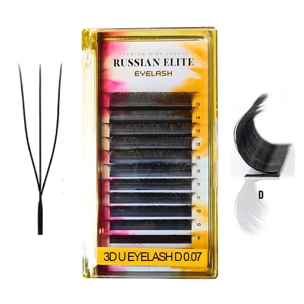 Producto - Extensiones Tecnologicas Russian Elite - 3D U 0.07 D