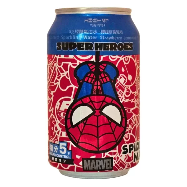 Producto - Gaseosa Marvel Spiderman Strawberry Lemonade Flavour 330ml