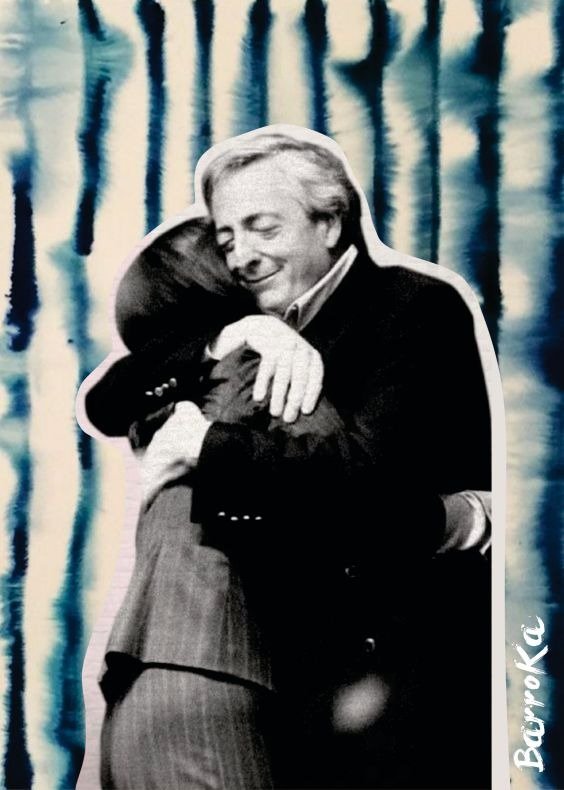 Producto - Lámina Néstor y Cristina abrazo