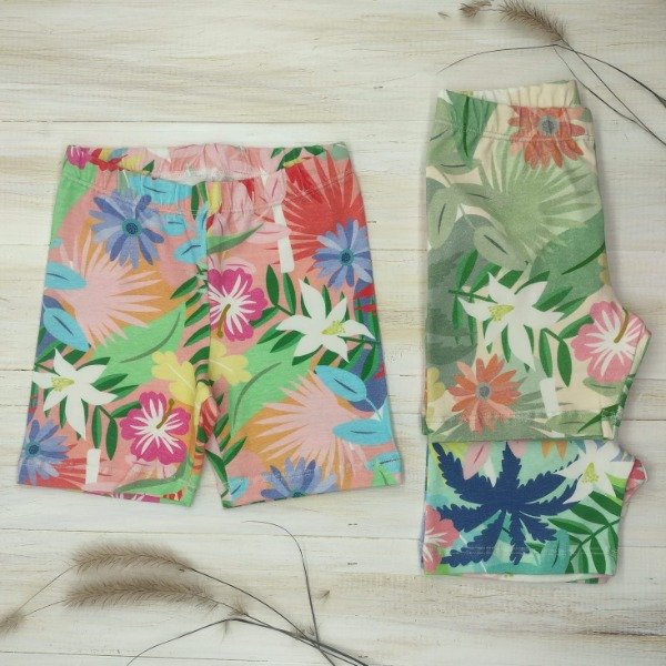 Producto - Biker de nena Hibiscus (Talles 4 al 16)