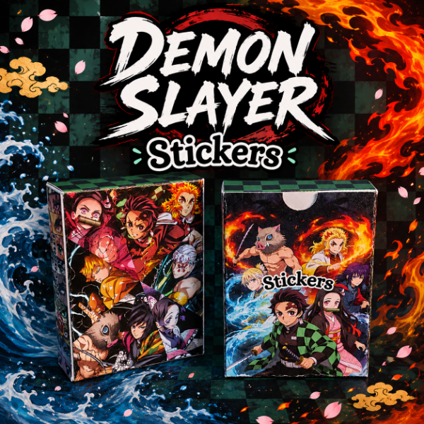 Producto - Cajita de stickers "Demon Slayer"
