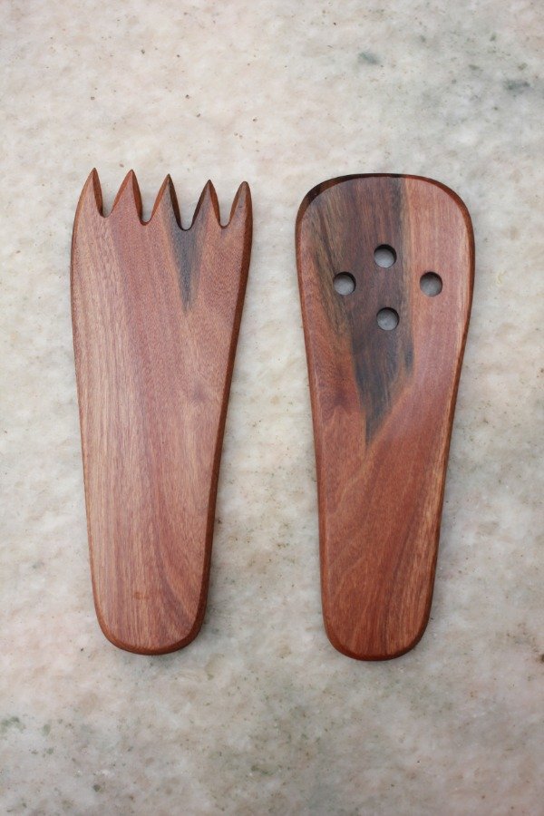 Producto - Par de cubiertos 6x17cm Lapacho