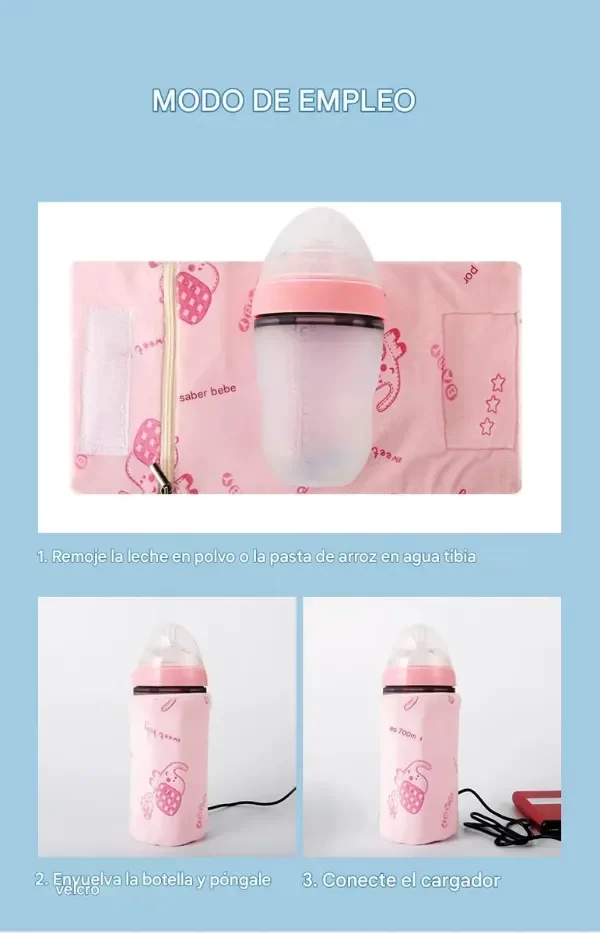 Producto - funda para mamadera calentador usb
