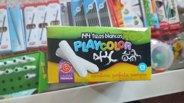 Producto - PLAYCOLOR TIZAS BLANCAS