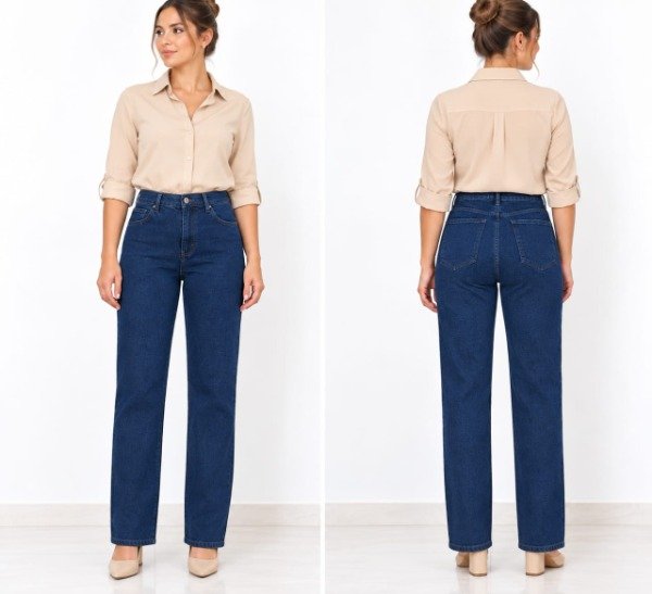 Producto - Jean recto tiro medio - 0