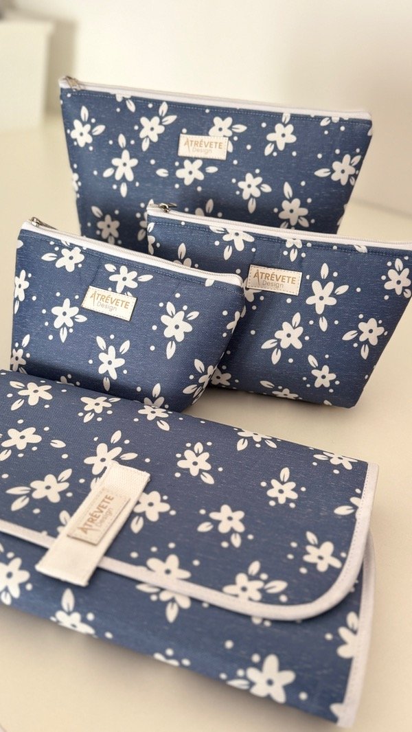 Producto - Set para bebé completo - Flores blancas