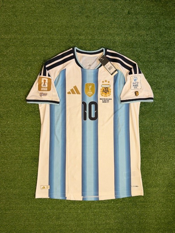 Camiseta titular Argentina vs Argelia CLIMACOOL+ Messi 10