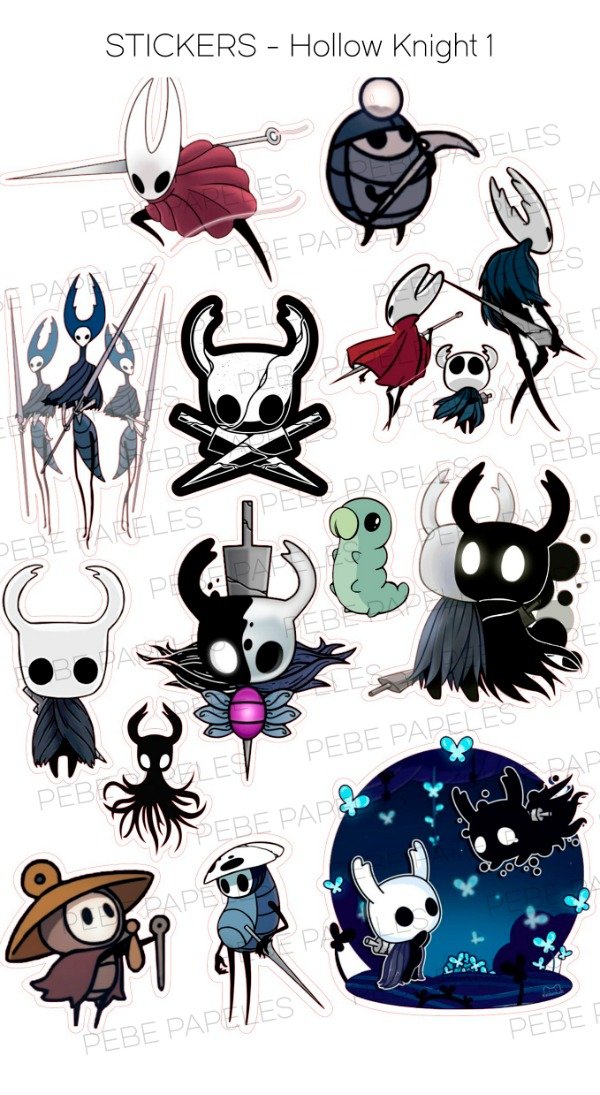 Producto - Stickers Hollow Knight 1