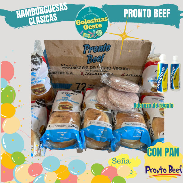 Producto - Hamburguesas Pronto Beff Clásica