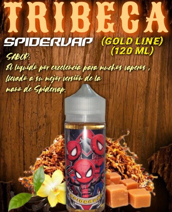 Producto - LIQUIDOS SPIDER VAP (Gold Line) 120ml TRIBECA