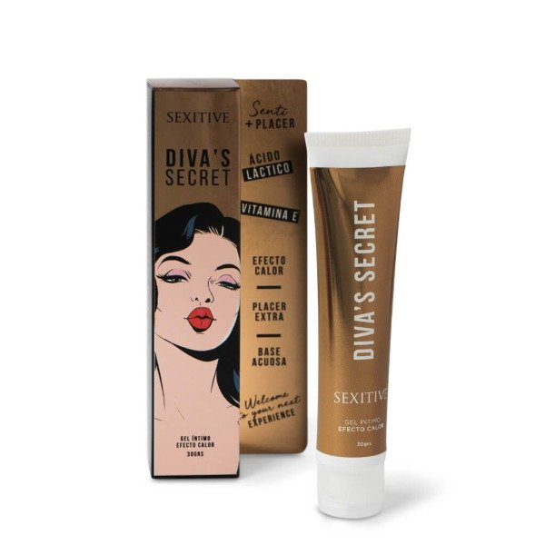 Producto - Gel íntimo Divas Secret - Efecto Calor 30g