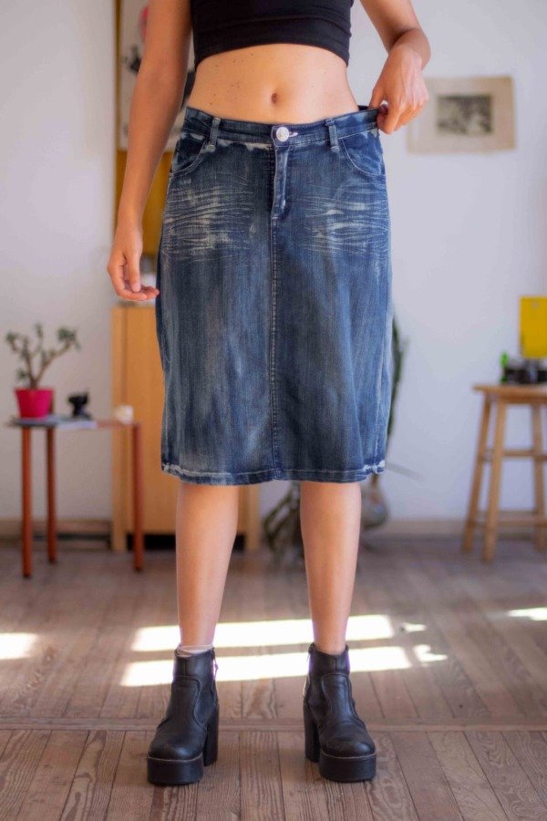 Falda Denim VTM Talle: 3-