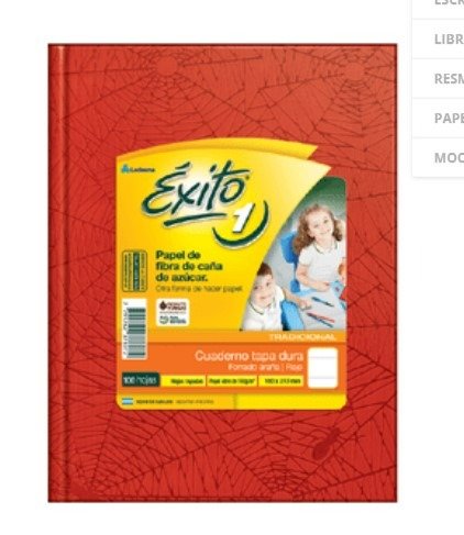 Producto - CUADERNO T/DURA EXITO FORRADO              98h.