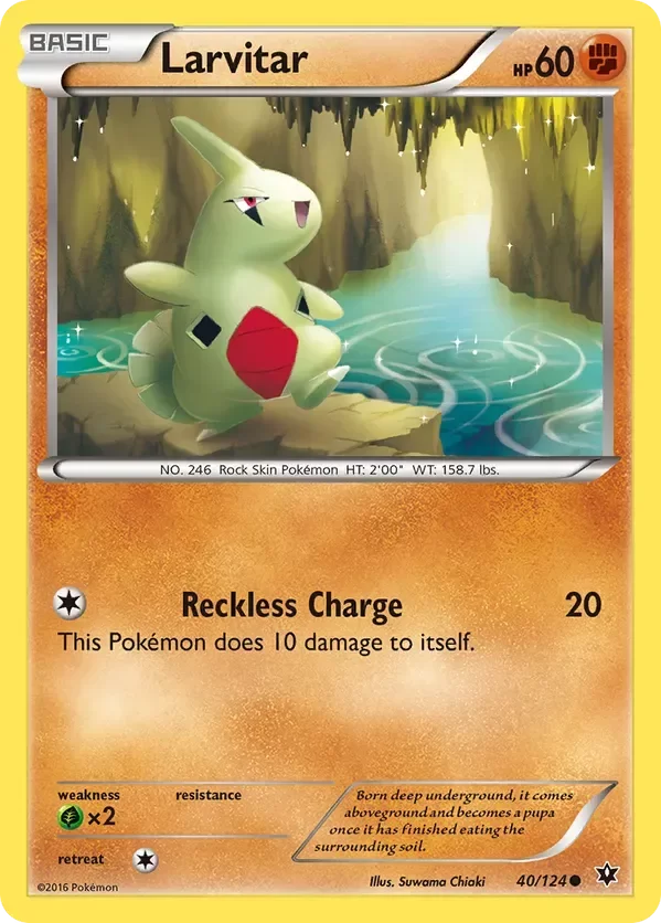 Producto - Larvitar - 40/124 - Fates Collide