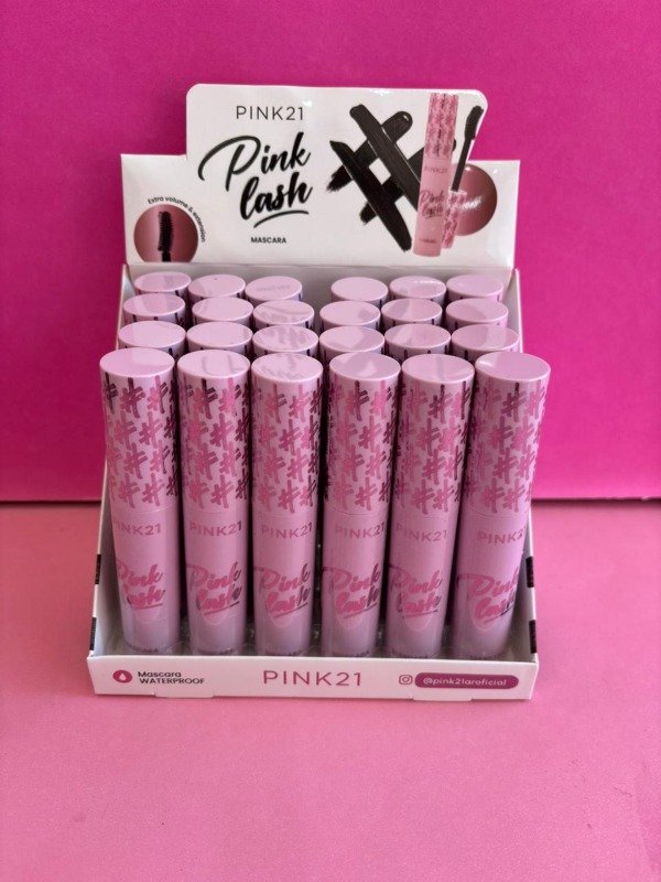 Producto - Caja x24uni. Máscara de pestañas pink lash pink21