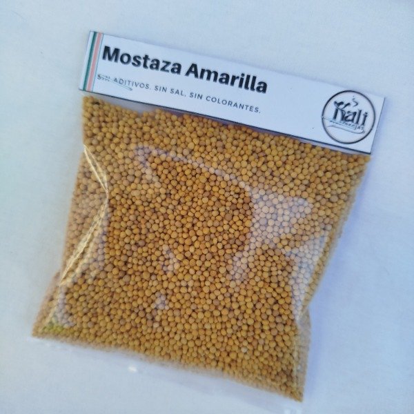 Producto - Mostaza amarilla, en grano