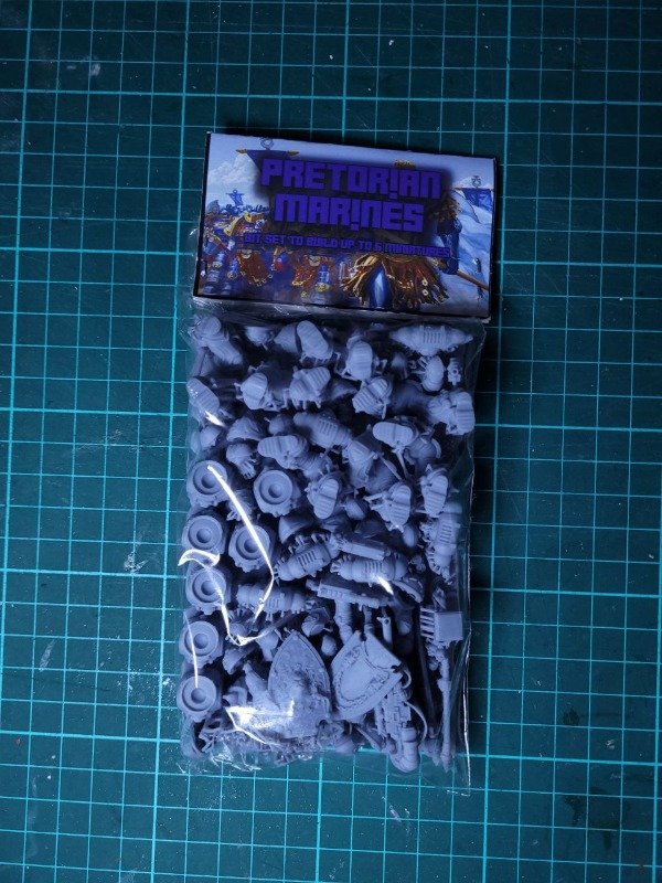 Producto - Pack de Pretorian Marines (simil Ultramarines) - 7 unidades