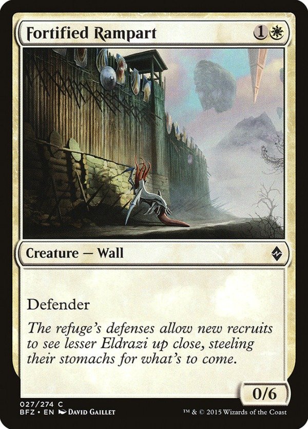 Producto - Fortified Rampart  Battle for Zendikar