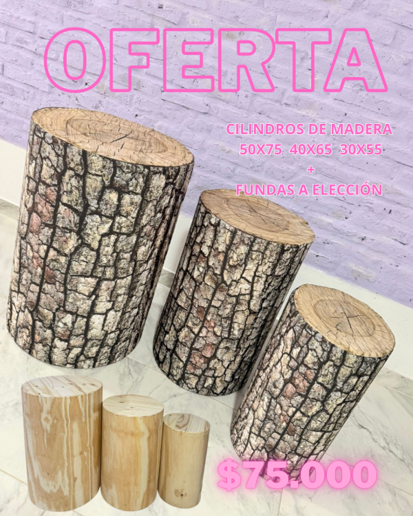 Producto - TRIO DE CILINDROS CON FUNDAS