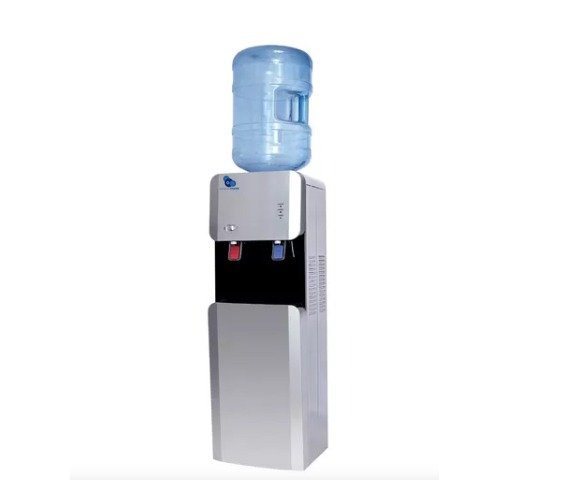 Producto - Dispenser de agua Pie Silver Botellon 20L Silver/Negro 220V