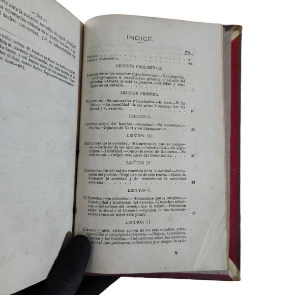 Producto - Libro Antiguo 1879-Pou y Ordinas-Prolegómenos del Derecho Natural-2da Edición - 5