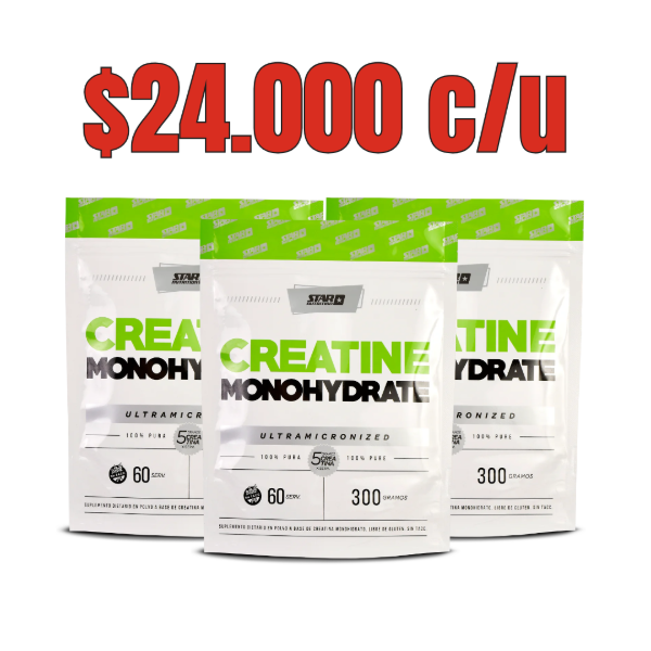 Producto - COMBO STAR NUTRITION - x3 CREATINA 300 GRS.