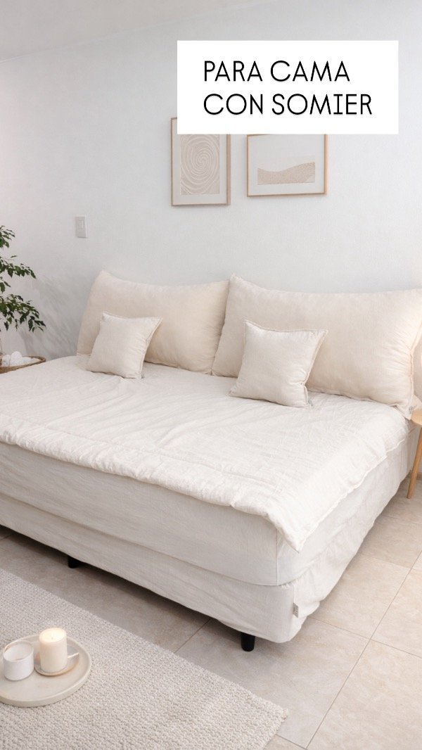 Producto - COMBO COMPLETO - Converti tu cama en sofa (ENVIO GRATIS) 2 PLAZAS