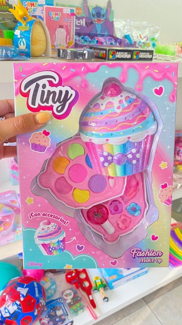 Producto - Maquillaje cup cake plegable en caja- Rome