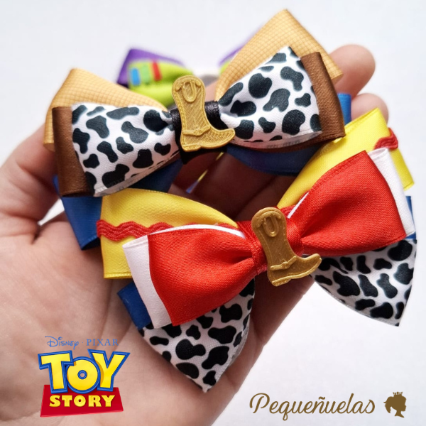 Producto - Moños Jessie y Woody por unidad (Toy Story)