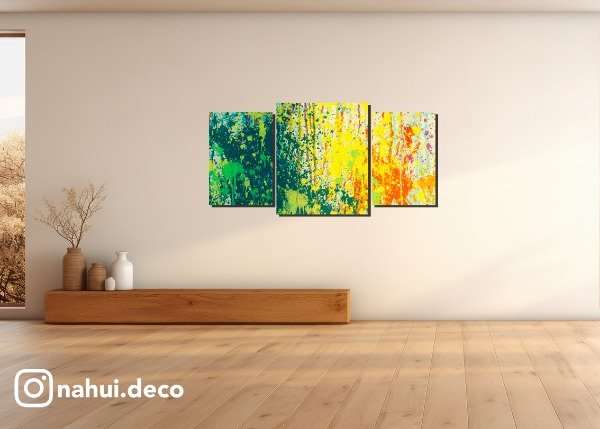 Producto - Arte Abstracto Triptico dos medidas MOD 1
