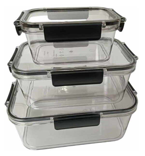 Producto - SET X3 TUPPER ACRILICO 28X18CM