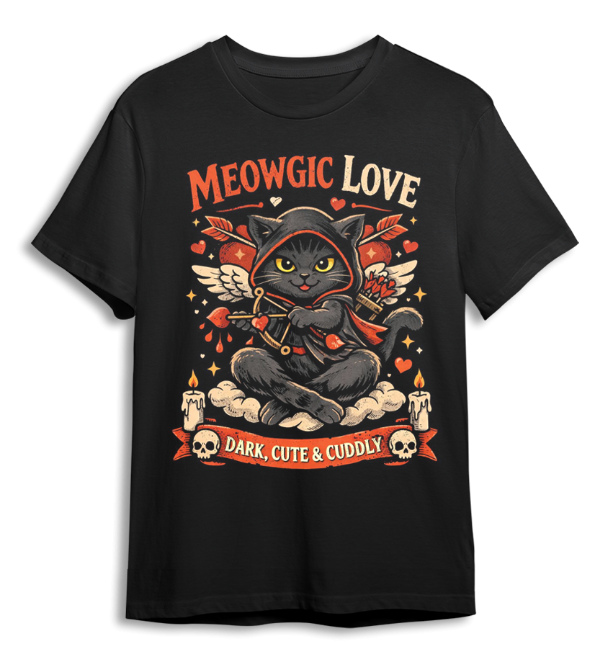 Producto - Remera Gatito Cupido Meowgic Love