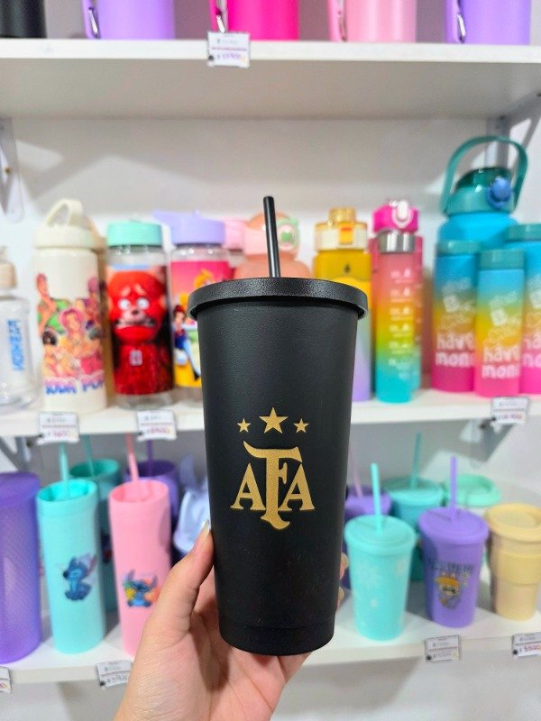 Producto - Vaso XL con sorbete: Afa/Boca/River - 1