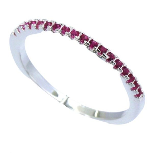 Producto - Anillo con cubic fucsia