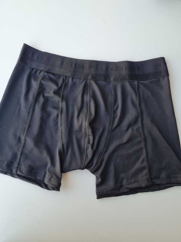 Producto - Bóxer Acróbata de microfibra negro liso - 5034