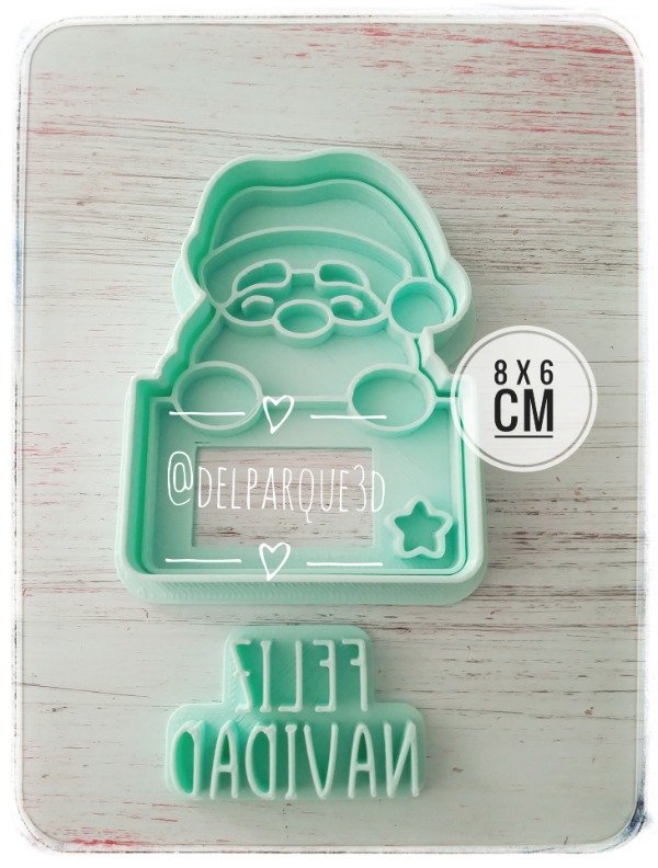 Producto - NOEL CON CARTEL 8 X 6 CM