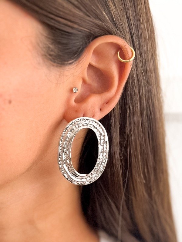 Producto - Aros Matilda Plateado