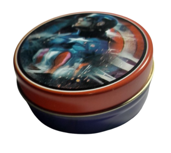 Producto - Lata litografiada Multiuso Con Licencia Capitan America Avengers (1)