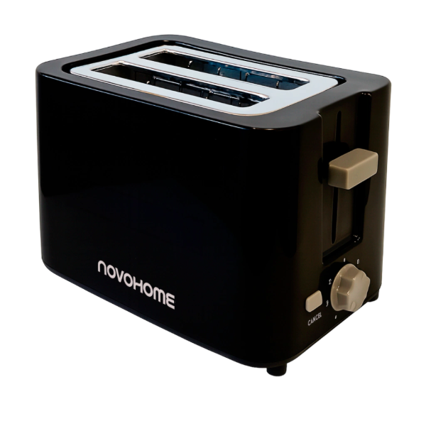 Producto - Tostadora Electrica -2 Bahias -7 niveles -700w -black -NovoHome (NH-TO025N)