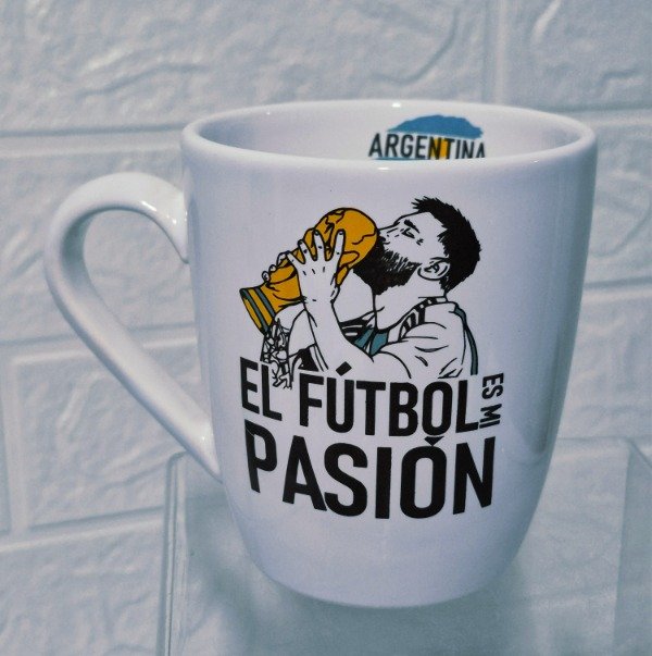 Producto - Taza Cónica Argentina Mundial Messi 250 cc