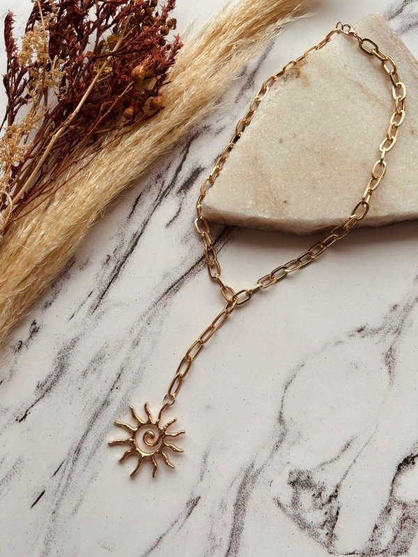Producto - COLLAR SUN DORADO