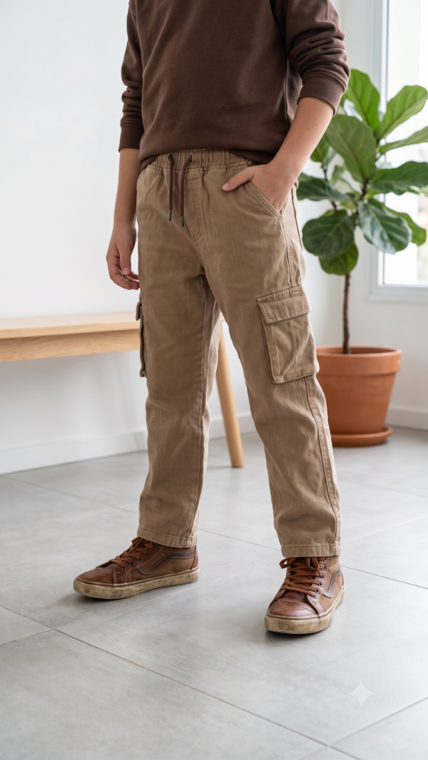Producto - Mom cargo gabardina (JEA-08)