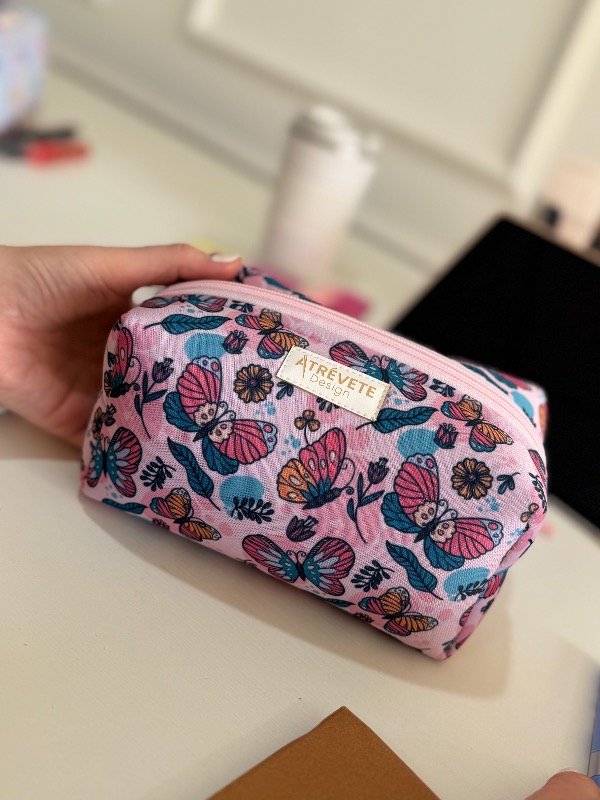 Producto - CARTU CUBO NEOPREN - MARIPOSAS CELESTE