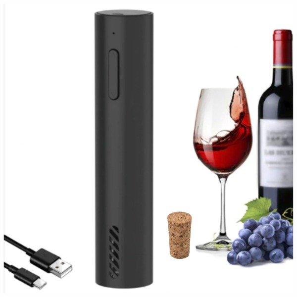Producto - SACACORCHOS ELECTRICO RECARGABLE DESTAPADOR BOTELLAS DE VINO 10W