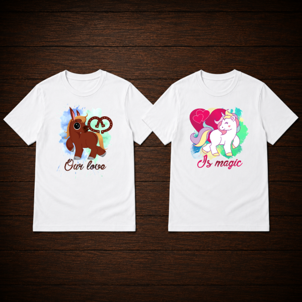 Producto - Remera - our love is magic (diseños dobles) - 0