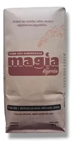 Producto - yerba mate agro Magia con cafe algarroba x 500 grs Unica con café de algarroba