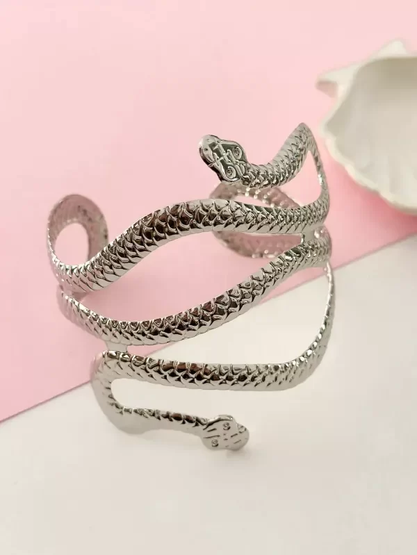 Producto - Brazalete Serpiente Plateada