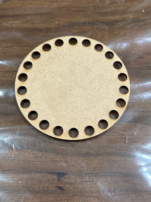 Producto - Base corte laser de 10 cms redonda