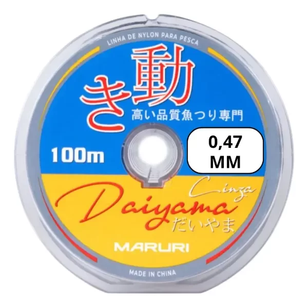 Producto - TANZA DAIYAMA CINZA X 100 METROS